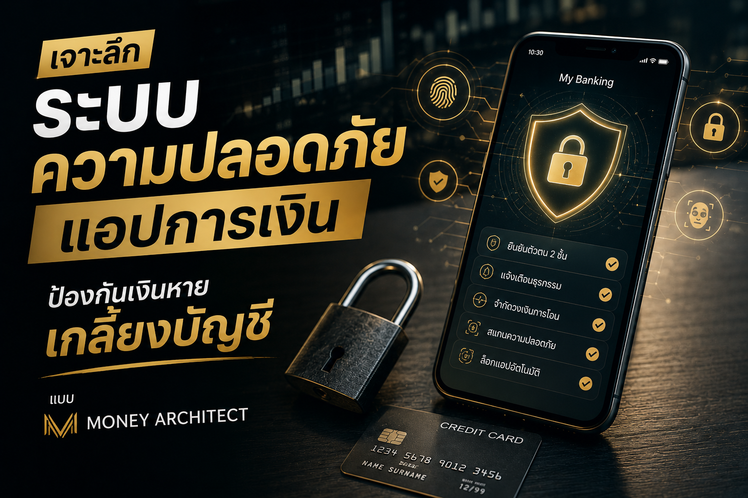 เจาะลึกระบบความปลอดภัยแอปการเงิน ป้องกันเงินหายเกลี้ยงบัญชีแบบ Money Architect