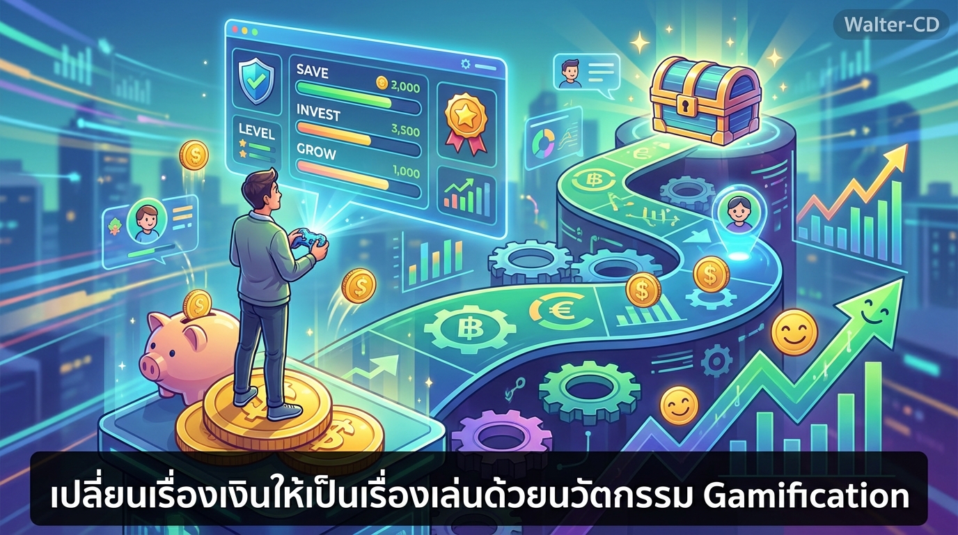 เปลี่ยนเรื่องเงินให้เป็นเรื่องเล่นด้วยนวัตกรรม Gamification