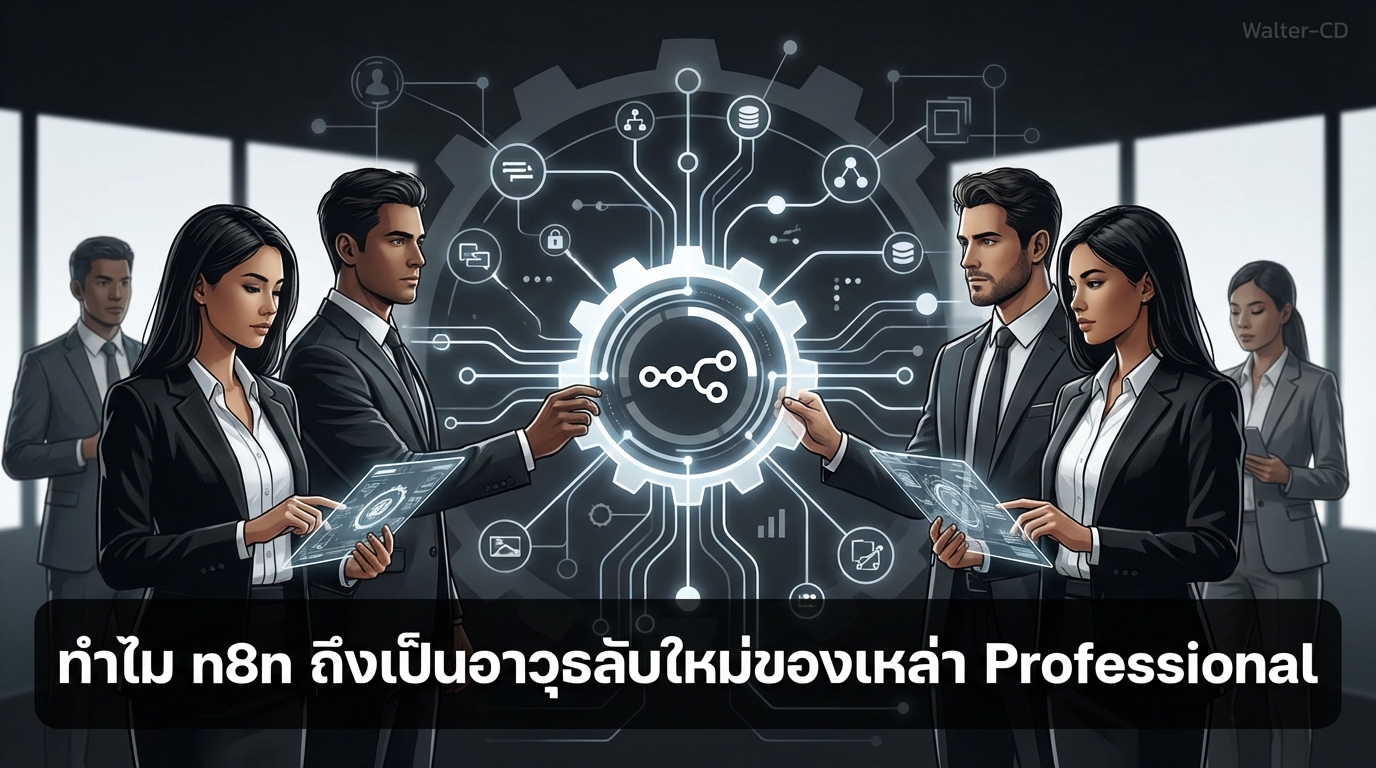 ทำไม n8n ถึงเป็นอาวุธลับใหม่ของเหล่า Professional