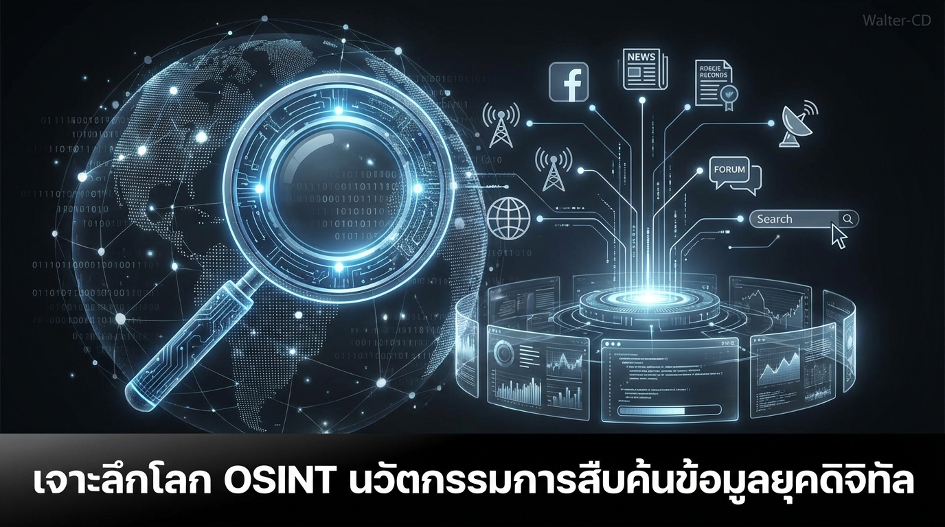 เจาะลึกโลก OSINT นวัตกรรมการสืบค้นข้อมูลยุคดิจิทัล