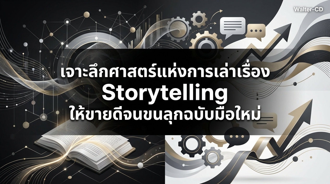 เจาะลึกศาสตร์แห่งการเล่าเรื่อง Storytelling ให้ขายดีจนขนลุกฉบับมือใหม่