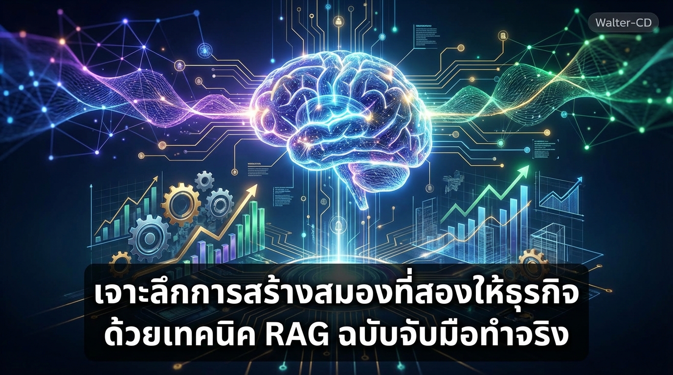 เจาะลึกการสร้างสมองที่สองให้ธุรกิจด้วยเทคนิค RAG ฉบับจับมือทำจริง